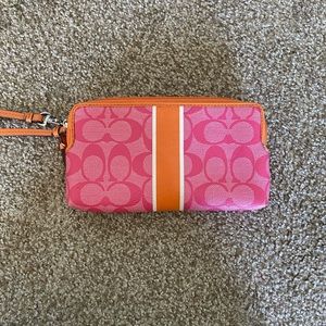 Coach wristlet (does have scuff on front)